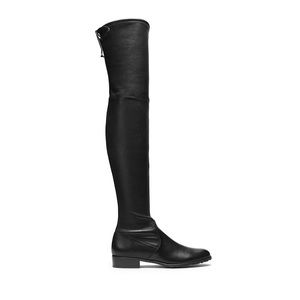 Stuart Weitzman Lowland leather thigh high black boots 6.5-7